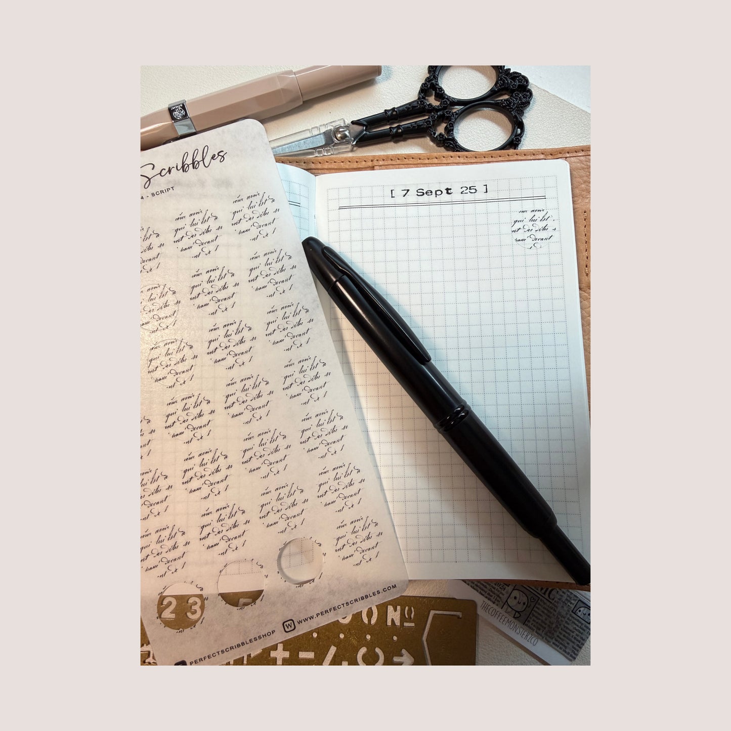 Stamp like 2026 Dated | Transparent Matte Planner Stickers