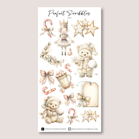 SOFTLY CHRISTMAS Planner Sticker Deco Collection