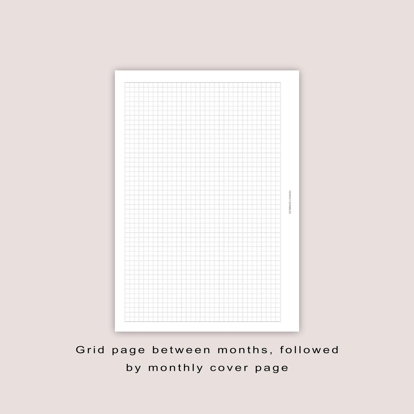 2025 Weekly DATED inserts | PRINTED | Minimal design | A5, Personal, Personal wide, FCC, A6, Pocket Plus, Pocket | Paper option