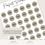 WORK Dot Stickers – Planner & Shift Schedule Markers