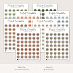 WORK Dot Stickers – Planner & Shift Schedule Markers