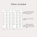 2027 Dated Minimal Planner & Journal Stickers