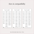 2027 Dated Minimal Planner & Journal Stickers