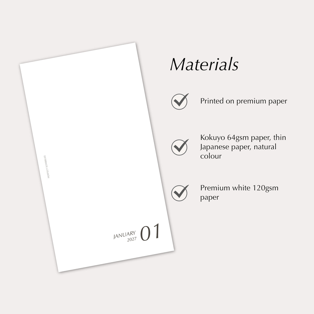 2027 Weekly Agenda Planner Inserts | Tracker | Dated Ring Planner Refill