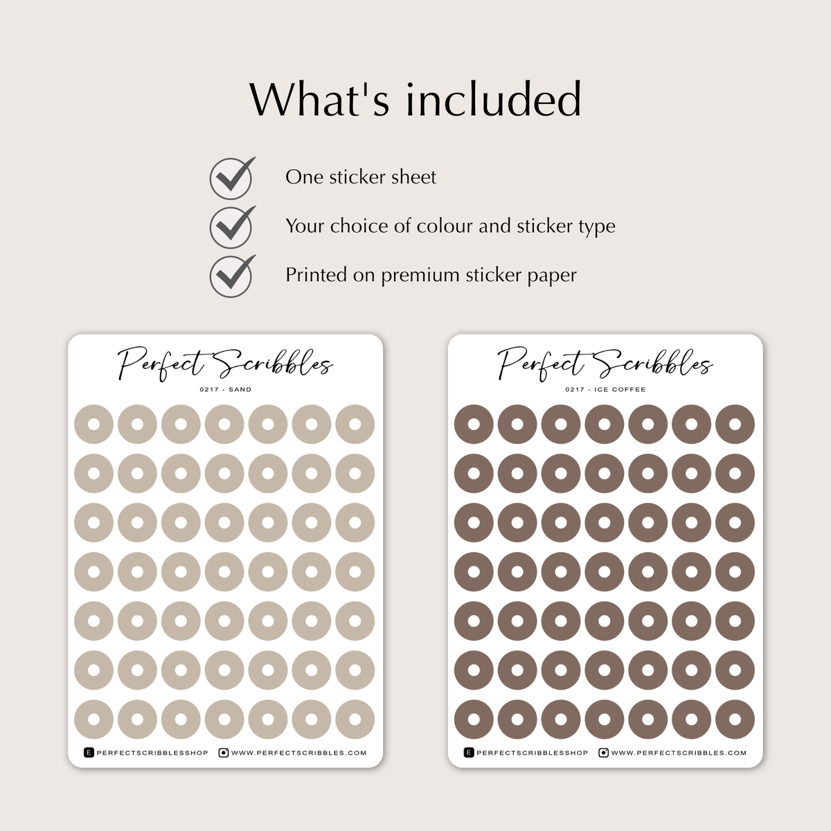 RING Highlight Planner Stickers | Minimal Journal