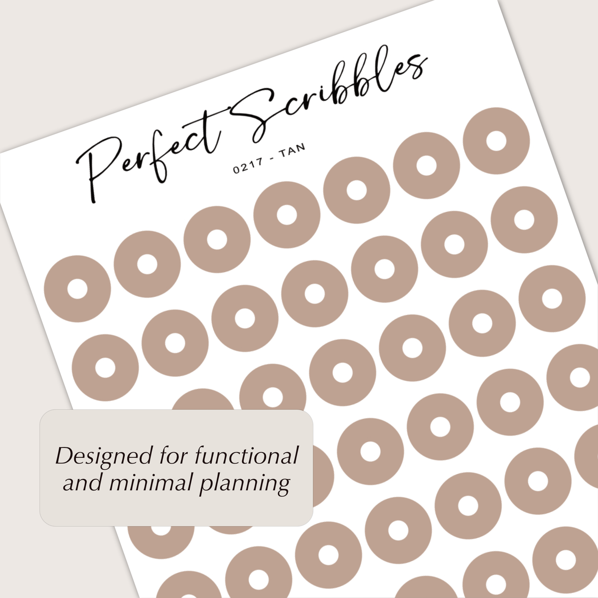 RING Highlight Planner Stickers | Minimal Journal