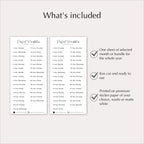 2027 Dated Typewriter Font Planner & Journal Stickers