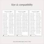 2027 Dated Typewriter Font Planner & Journal Stickers