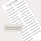 2027 Dated Typewriter Font Planner & Journal Stickers