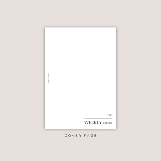 2025 DATED Weekly vertical inserts | Stacked weekend