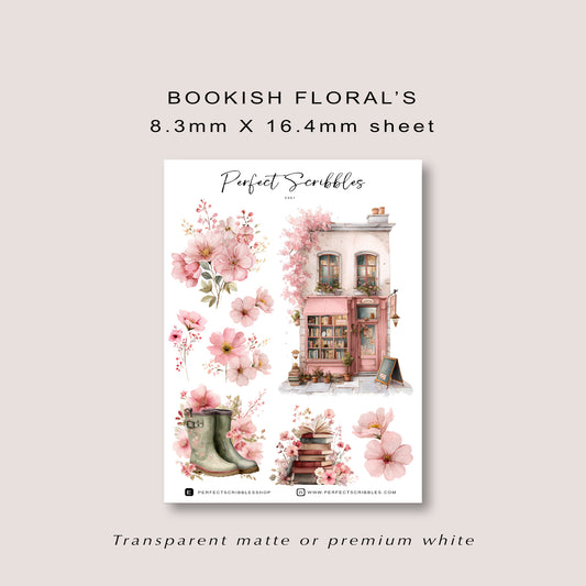 BOOKISH FLORALS Planner Sticker Deco Collection