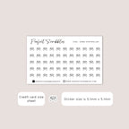 GAME CONTROLLER Tiny Icon Planner Stickers | Minimal | Credit card size sheet