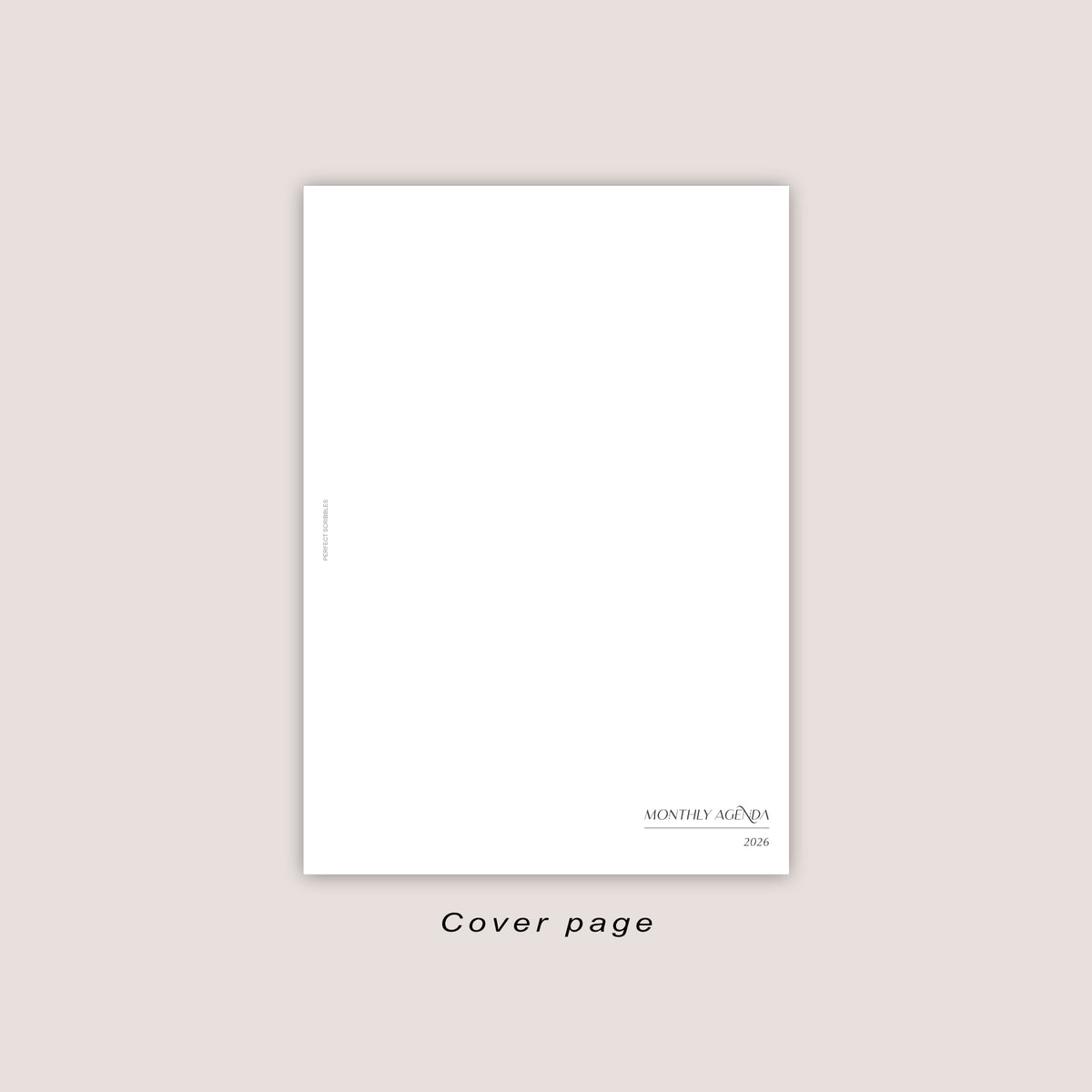 2026 DATED Monthly Planner Inserts | Stacked Weekend | PRINTED