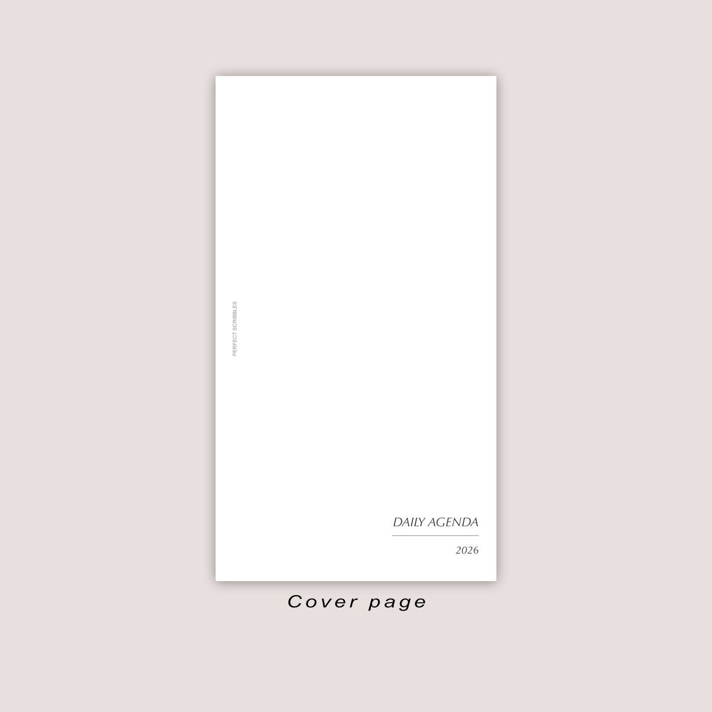 2026 DATED Daily Planner Inserts | PRINTED