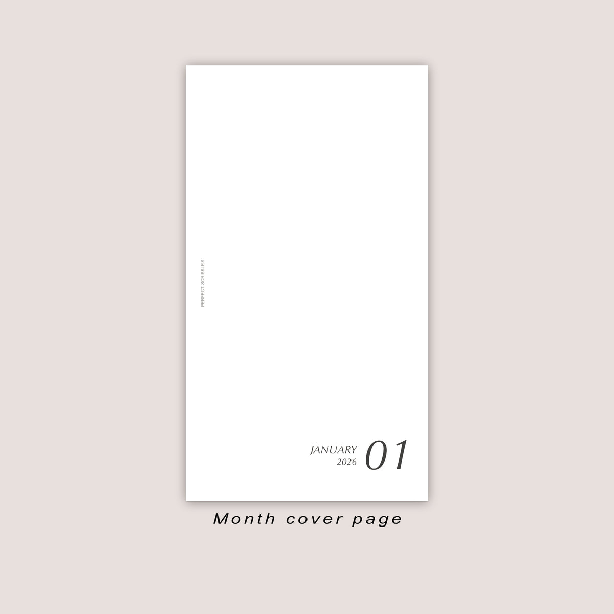 2026 DATED Daily Planner Inserts | PRINTED