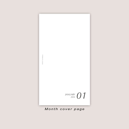 2026 DATED Daily Planner Inserts | PRINTED