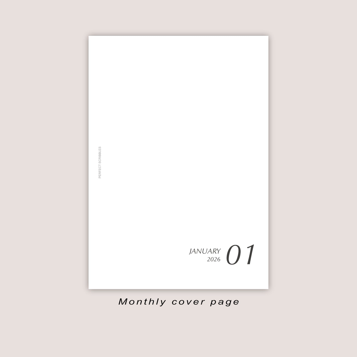 DIGITAL PDF | A6 Daily Dated Agenda | Full Year 2026 | Instant Downloadable PDF