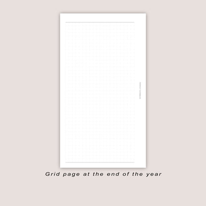 2026 DATED Monthly Planner Inserts | Month On ONE Page | PRINTED