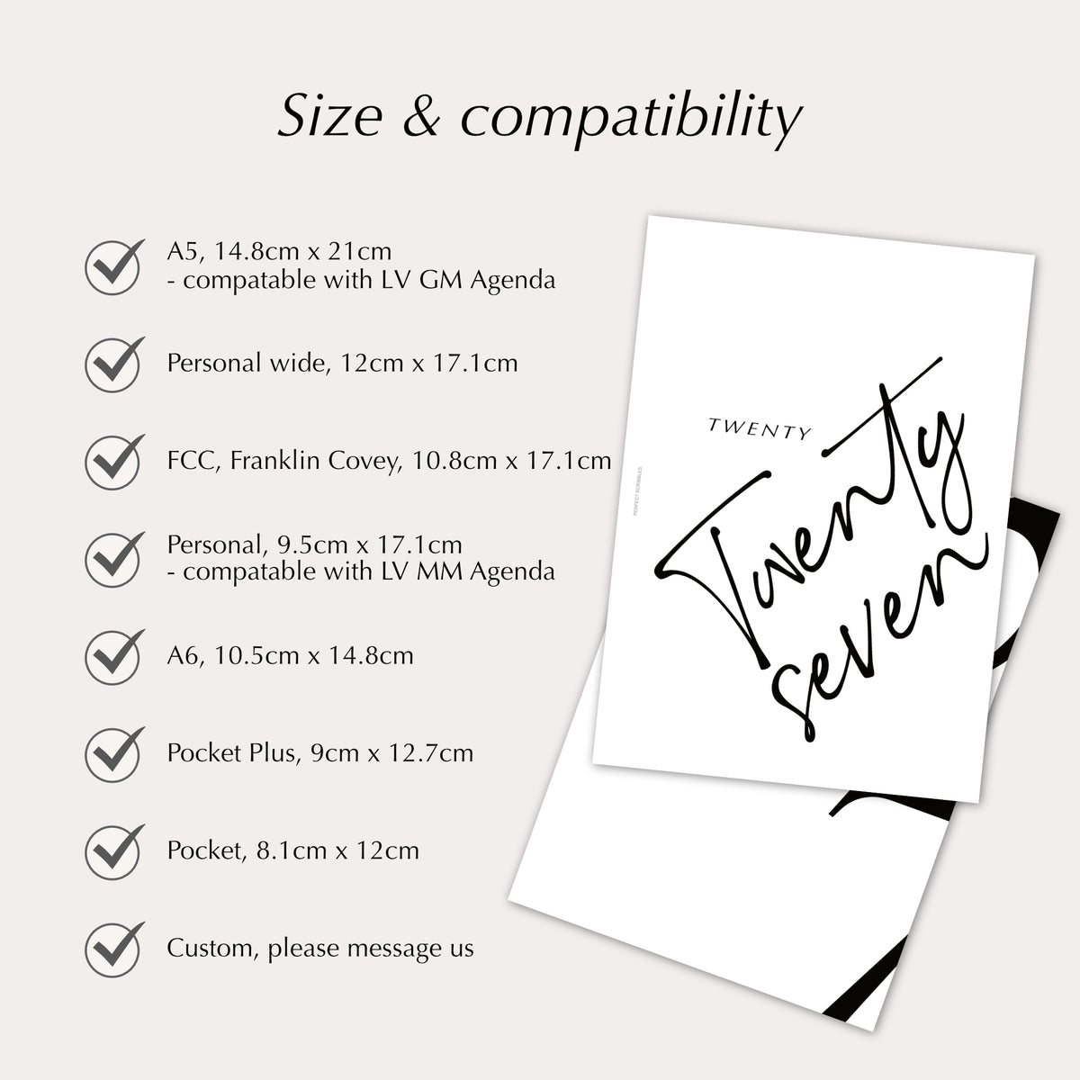 2027 Planner Dashboard Pair | Vellum & Photo Paper Ring Planner Inserts
