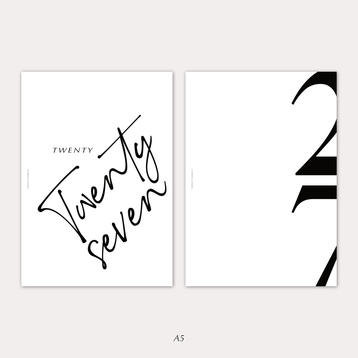 2027 Planner Dashboard Pair | Vellum & Photo Paper Ring Planner Inserts