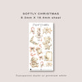 SOFTLY CHRISTMAS Planner Sticker Deco Collection