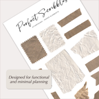 PAPER ELEMENTS Stickers – Torn Paper & Kraft Ephemera