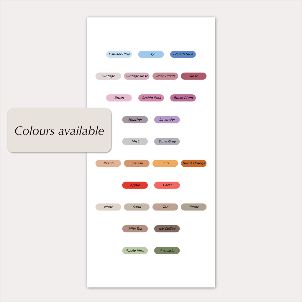 CUSTOM TEXT Planner Stickers – Personalised Capsule Labels