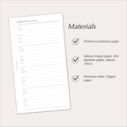 CONTACT INFORMATION Planner Inserts – Address & Contact Details Pages