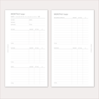 MONTHLY BUDGET Planner Inserts – Budget & Expense Tracker Pages