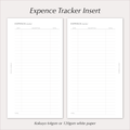 EXPENSE TRACKER Planner Inserts – Spending & Finance Log