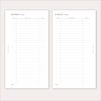 EXPENSE TRACKER Planner Inserts – Spending & Finance Log