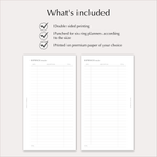 EXPENSE TRACKER Planner Inserts – Spending & Finance Log