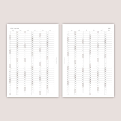 2026 DATED Insert Planner Bundle | PRINTED
