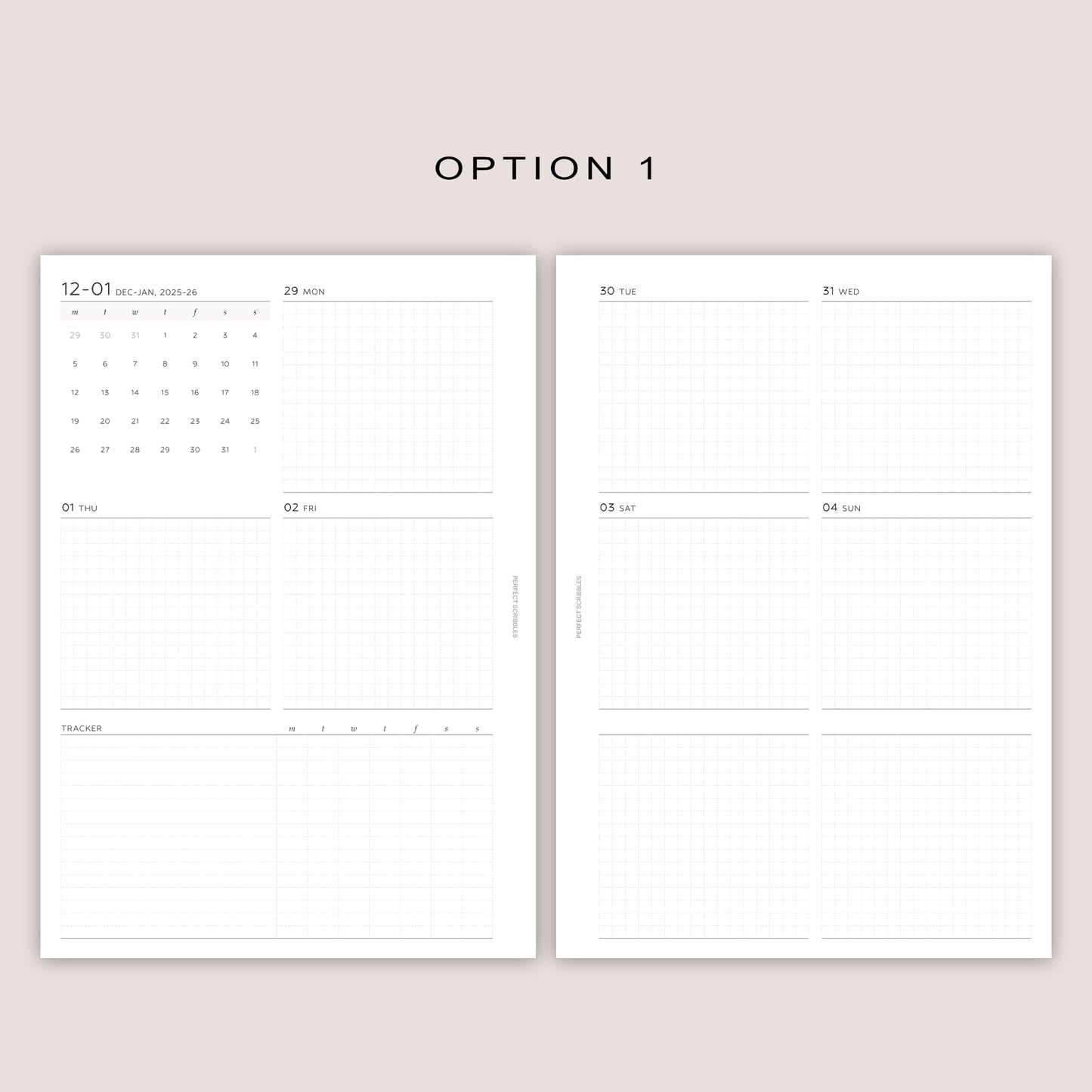 2026 DATED Insert Planner Bundle | PRINTED