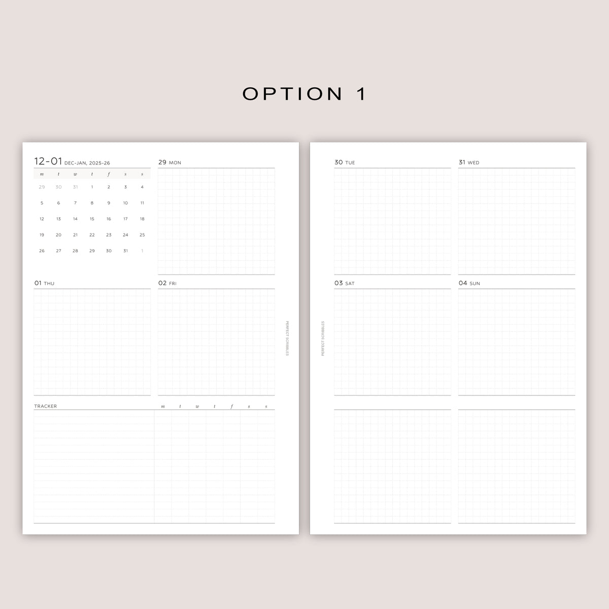 2026 DATED Insert Planner Bundle | PRINTED