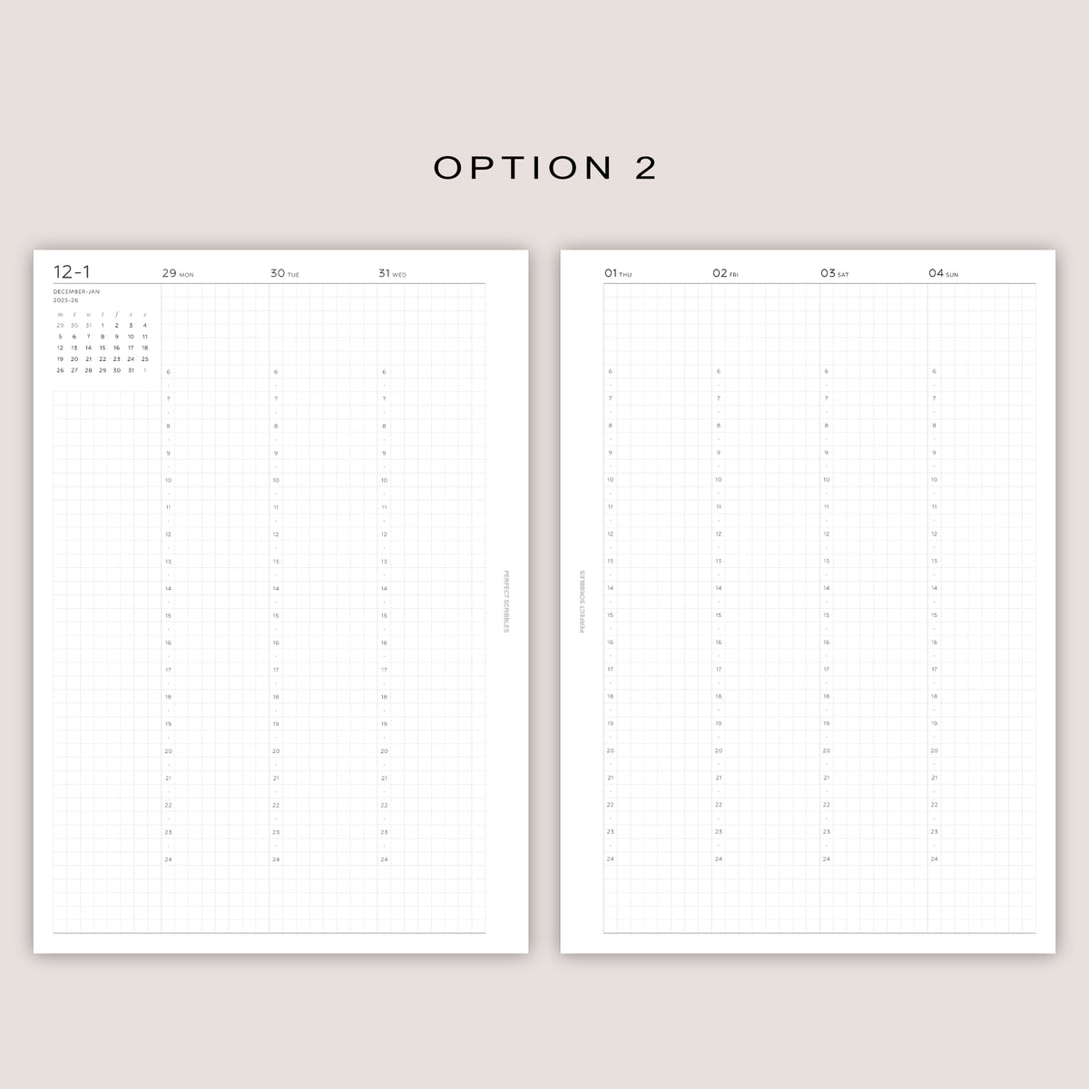 2026 DATED Insert Planner Bundle | PRINTED
