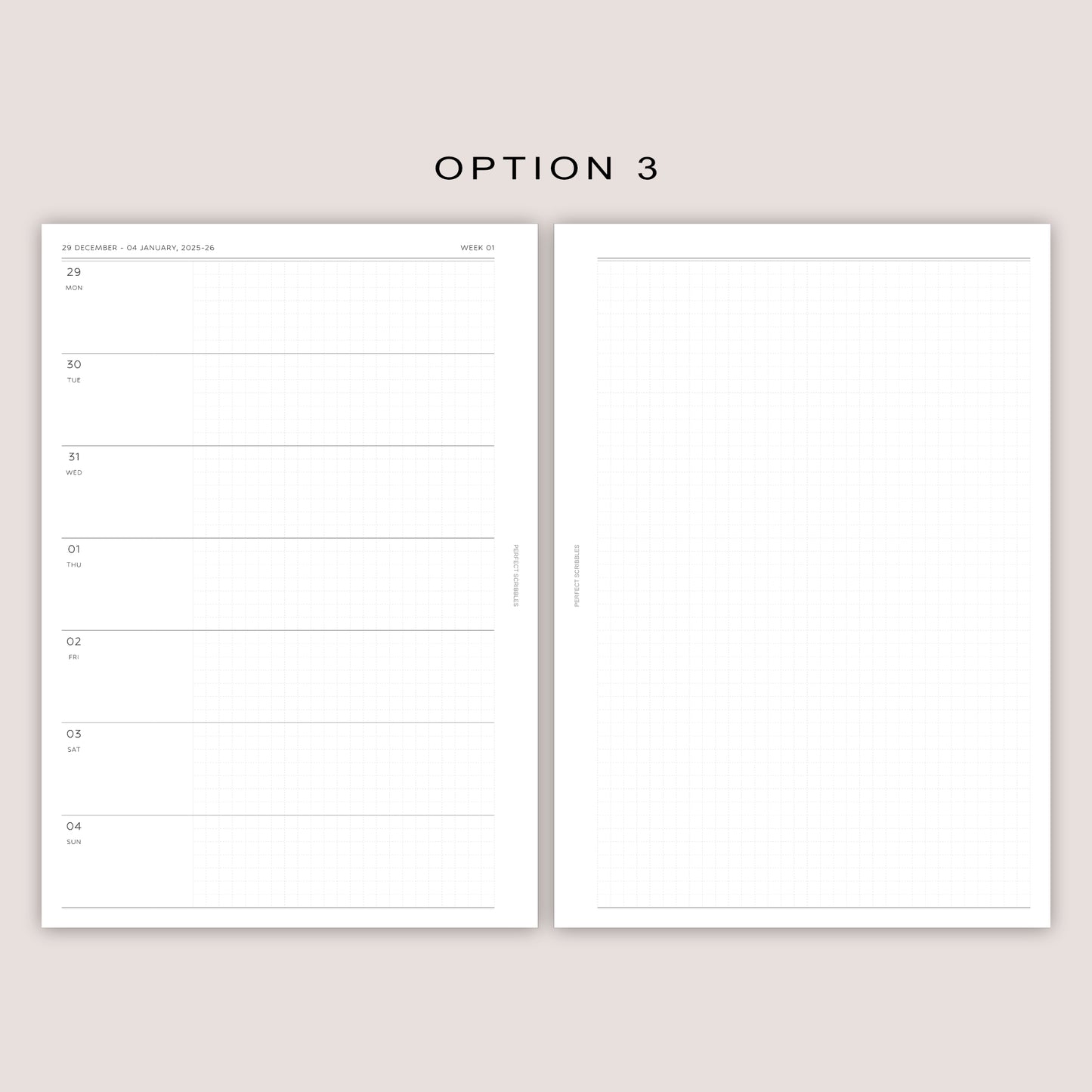 2026 DATED Insert Planner Bundle | PRINTED