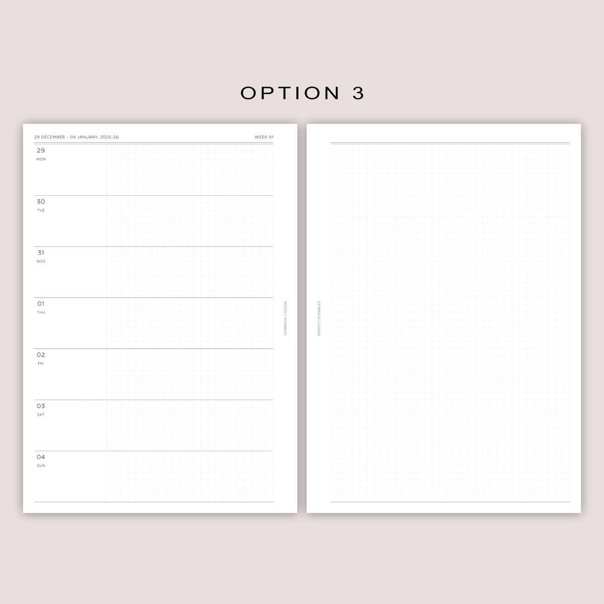 2026 DATED Insert Planner Bundle | PRINTED