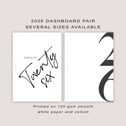 2026 Dashboard Pair | PRINTED