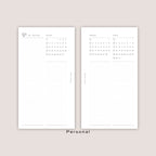 2026 DATED Yearly Overview and Quarterly Planner Inserts | PRINTED
