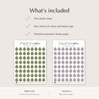 6mm Drop Planner Stickers | Functional Colour Coding Dots