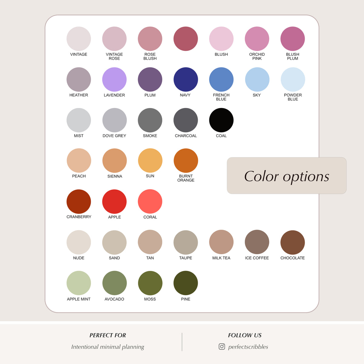 6mm Drop Planner Stickers | Functional Colour Coding Dots