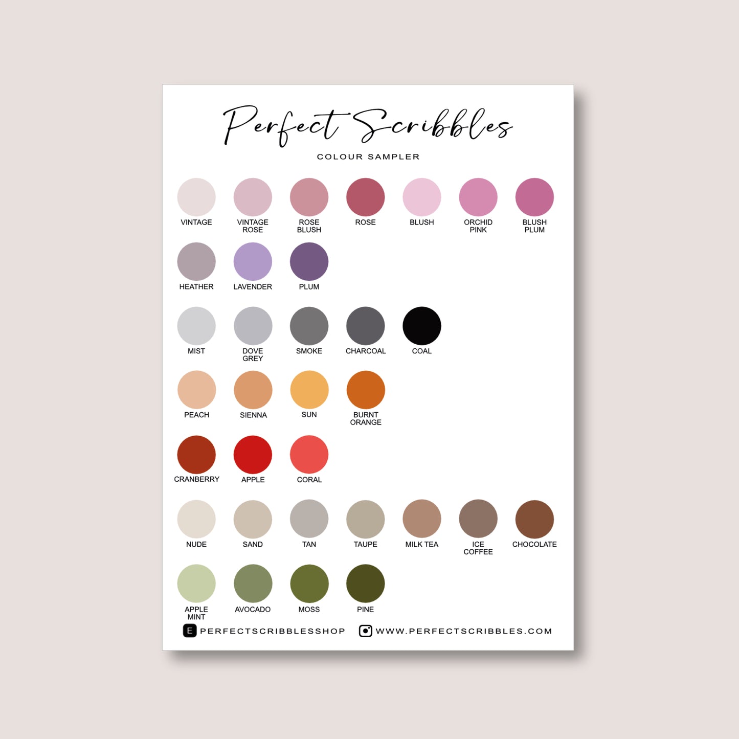 SAMPLER Colour Regular Dot Planner Stickers – Minimal Dots (6 mm)