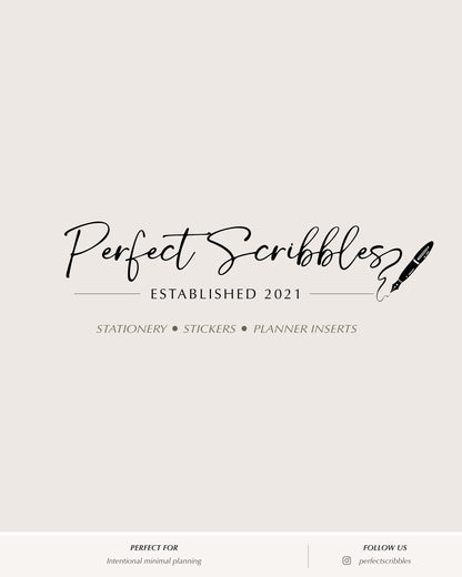 star rating planner stickers minimal grid planner