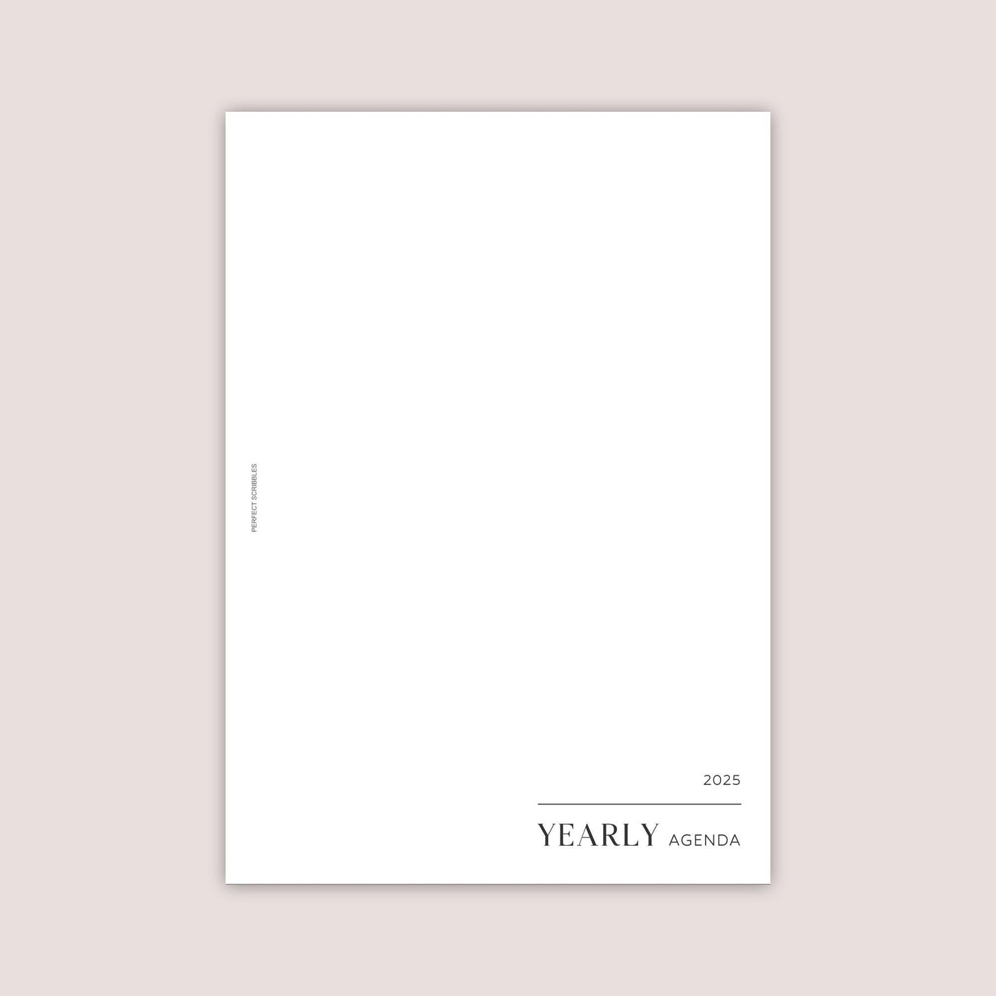 2025 Yearly & Quarterly inserts | PRINTED | Minimal design | A5, Personal, Personal wide, FCC, A6, Pocket Plus, Pocket | Paper option