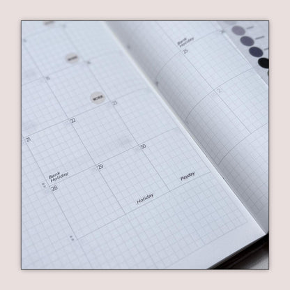 Small Sick Day stickers | Transparent matte, premium matte white, washi stickers | Hobonichi, Stalogy, Common planner, Bullet journal