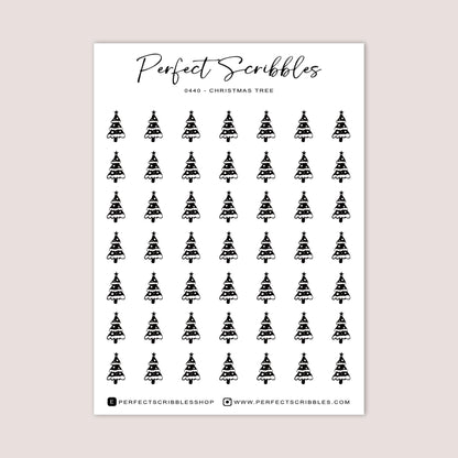 CHRISTMAS TREE Planner Icon Stickers