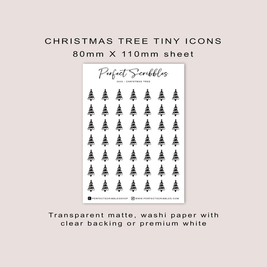 CHRISTMAS TREE Planner Icon Stickers