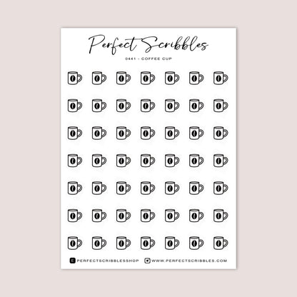 COFFEE CUP Planner Icon Stickers