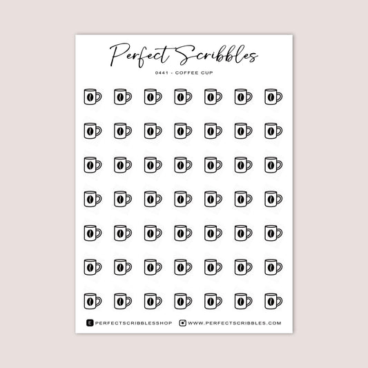 COFFEE CUP Planner Icon Stickers